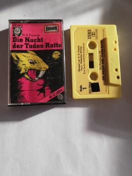 H.G.Francis Folge 12 Die Nacht der Todes-Ratte Gelb mit Gelben Aufkleber 515739.0 Europa(Innencover beschrieben+Seite 1 und 2 der MC beschrieben)